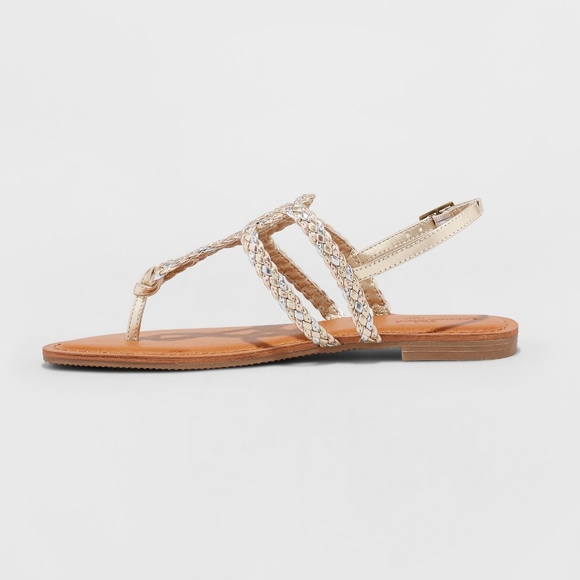 Women's Jana Braided Thong Ankle Strap Sandal - Picture 2 of 3